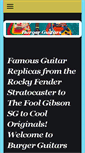Mobile Screenshot of burgerguitars.com